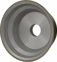 Norton - 3-3/4" Diam, 3/4" Hole Size, 1-1/2" Overall Thickness, 120 Grit, Type 11 Tool & Cutter Grinding Wheel - Fine Grade, Diamond, Resinoid Bond - Eagle Tool & Supply