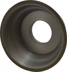 Norton - 3-3/4" Diam, 1-1/4" Hole Size, 1-1/2" Overall Thickness, 150 Grit, Type 11 Tool & Cutter Grinding Wheel - Very Fine Grade, CBN, Resinoid Bond - Eagle Tool & Supply