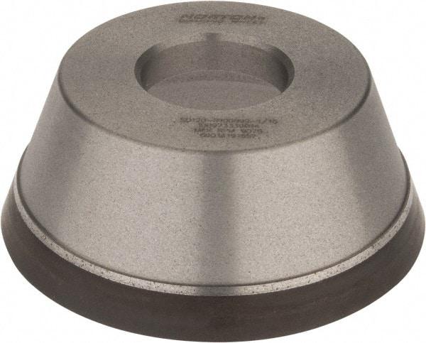Norton - 3-3/4" Diam, 1-1/4" Hole Size, 1-1/2" Overall Thickness, 120 Grit, Type 11 Tool & Cutter Grinding Wheel - Fine Grade, Diamond, Resinoid Bond - Eagle Tool & Supply