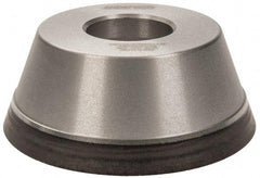 Norton - 3-3/4" Diam, 1-1/4" Hole Size, 1-1/2" Overall Thickness, 120 Grit, Type 11 Tool & Cutter Grinding Wheel - Fine Grade, Diamond, Resinoid Bond - Eagle Tool & Supply