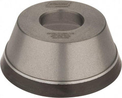 Norton - 3-3/4" Diam, 1-1/4" Hole Size, 1-1/2" Overall Thickness, 180 Grit, Type 11 Tool & Cutter Grinding Wheel - Very Fine Grade, Diamond, Resinoid Bond - Eagle Tool & Supply