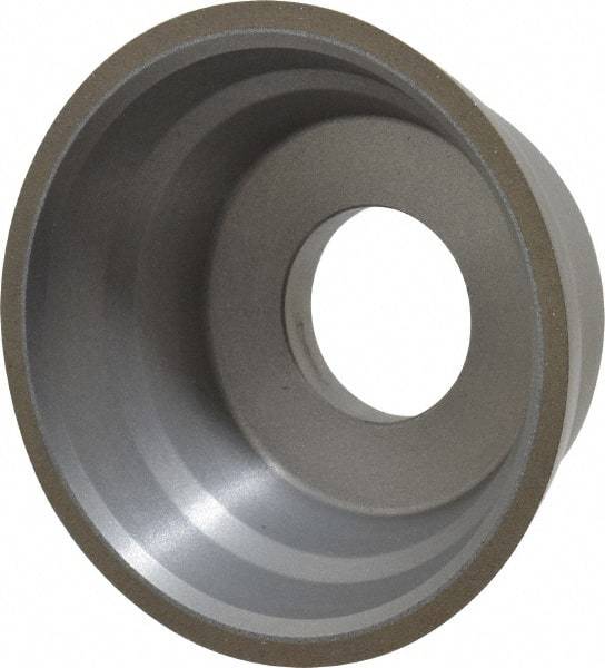 Norton - 3-3/4" Diam, 1-1/4" Hole Size, 1-1/2" Overall Thickness, 150 Grit, Type 11 Tool & Cutter Grinding Wheel - Very Fine Grade, Diamond, Resinoid Bond - Eagle Tool & Supply
