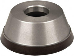 Norton - 3-3/4" Diam, 1-1/4" Hole Size, 1-1/2" Overall Thickness, 220 Grit, Type 11 Tool & Cutter Grinding Wheel - Very Fine Grade, Diamond, Resinoid Bond - Eagle Tool & Supply
