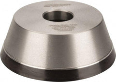 Norton - 5" Diam, 1-1/4" Hole Size, 1-3/4" Overall Thickness, 150 Grit, Type 11 Tool & Cutter Grinding Wheel - Very Fine Grade, CBN, Resinoid Bond - Eagle Tool & Supply