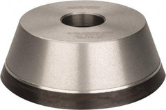 Norton - 5" Diam, 1-1/4" Hole Size, 1-3/4" Overall Thickness, 120 Grit, Type 11 Tool & Cutter Grinding Wheel - Fine Grade, Diamond, Resinoid Bond - Eagle Tool & Supply