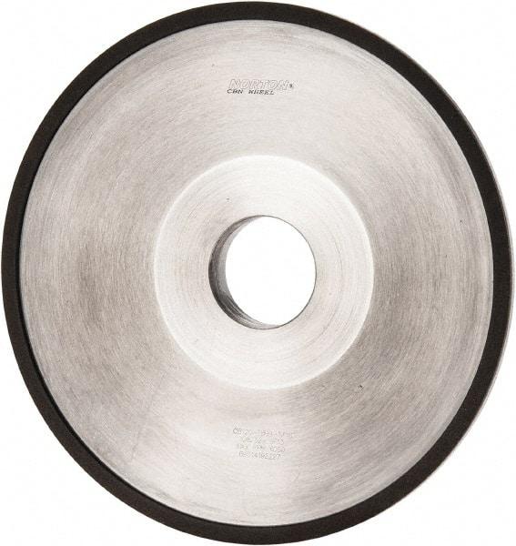 Norton - 6" Diam, 1-1/4" Hole Size, 1" Overall Thickness, 120 Grit, Type 12 Tool & Cutter Grinding Wheel - Fine Grade, CBN, Resinoid Bond - Eagle Tool & Supply