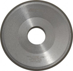 Norton - 3" Diam, 3/4" Hole Size, 7/16" Overall Thickness, 150 Grit, Type 12 Tool & Cutter Grinding Wheel - Very Fine Grade, Diamond, Resinoid Bond - Eagle Tool & Supply