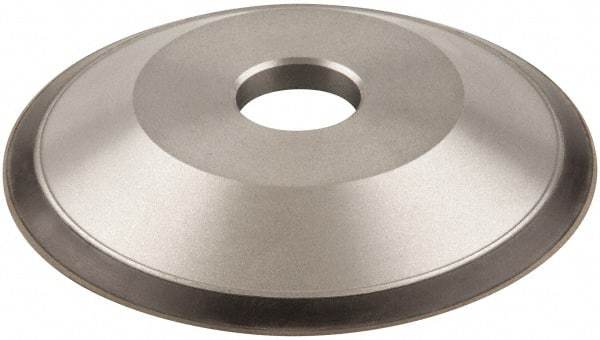 Norton - 6" Diam, 1-1/4" Hole Size, 3/4" Overall Thickness, 150 Grit, Type 12 Tool & Cutter Grinding Wheel - Very Fine Grade, Diamond, Resinoid Bond - Eagle Tool & Supply
