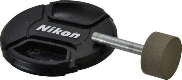 Norton - 1" Head Diam x 1/2" Head Thickness Diamond (Abrasive) Grinding Pin - 1/4" Shank Diam x 1-1/2" Shank Length, Fine Grade, 100 Grit - Eagle Tool & Supply