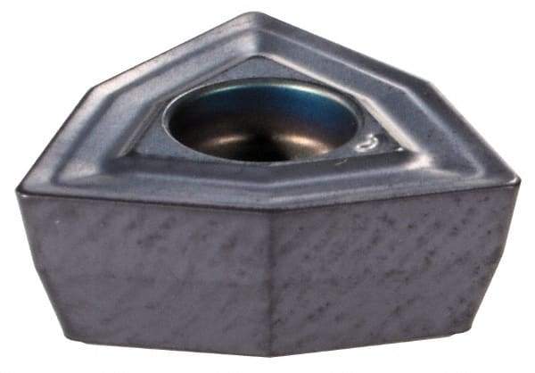 Komet - WOEX05T304 01 Grade BK7935 Carbide Indexable Drill Insert - TiAlN Finish, Trigon, 8mm Inscribed Circle - Eagle Tool & Supply