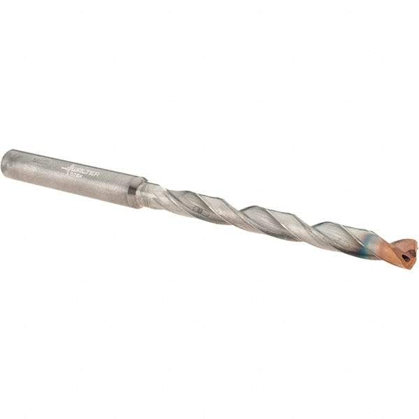 Walter-Titex - 3/16" 140° Solid Carbide Jobber Drill - Double Coating Finish, Right Hand Cut, Spiral Flute, Straight Shank, 97mm OAL, X-treme D Point - Eagle Tool & Supply