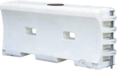 VizCon - 32" High x 6' Max Width Barrier - Low Density Polyethylene, White - Eagle Tool & Supply