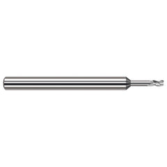 Harvey Tool - Corner Radius & Corner Chamfer End Mills; Mill Diameter (mm): 2.00 ; Mill Diameter (Decimal Inch): 0.0787 ; End Type: Corner Radius ; Corner Radius (mm): 0.10 ; Number of Flutes: 3 ; Material: Solid Carbide - Exact Industrial Supply