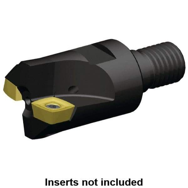 Kennametal - 1-1/2" Cutting Diam, Modular Connection Indexable Copy End Mill - 3 Inserts, XDLT1205 Insert, A7792VXD12SA1.5Z3R1.7 Toolholder - Eagle Tool & Supply