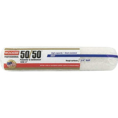 Wooster Brush - 3/4" Nap, 14" Wide Paint Roller - Semi-Rough to Rough Texture, Wool/Poly Blend - Eagle Tool & Supply