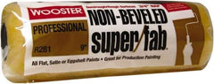 Wooster Brush - 3/4" Nap, 9" Wide Paint Roller - Semi-Rough to Rough Texture, Synthetic Knit - Eagle Tool & Supply