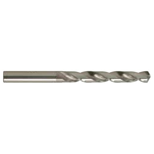 #20 Dia. × 4.09 mm Shank × 43 mm Flute Length × 75 mm OAL, Jobber, 118°, Uncoated, 2 Flute, External Coolant, Round Solid Carbide Drill