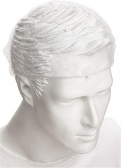 PRO-SAFE - Regular Size, Hairnet - White, Nylon - Eagle Tool & Supply