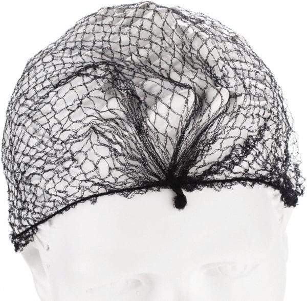 PRO-SAFE - Size 25, Hairnet - Black, Nylon - Eagle Tool & Supply