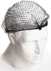 PRO-SAFE - Size 20, Hairnet - Black, Nylon - Eagle Tool & Supply