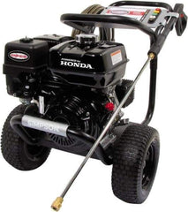 Simpson - Gas, 8.5 hp, 4,000 psi, 2.8 GPM, Cold Water Pressure Washer - AAA Triplex, 50' x 3/8" Hose - Eagle Tool & Supply