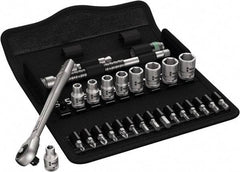 Wera - 1/4" Drive Standard Socket Set - 5 to 13mm - Eagle Tool & Supply