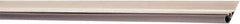 National Guard Products - 17' Long x 1" Wide, Head & Jamb Weatherstripping - 1-3/4" Door Thickness, Aluminum - Eagle Tool & Supply