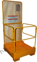 Vestil - 89" Platform - Forklift Work Platform, 600 Lb Capacity, 89-1/2" Platform Height, 37" Base Width x 38" Base Depth - Eagle Tool & Supply