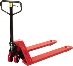 Vestil - 5,500 Lb Capacity, 7-3/4" Lift Economy Pallet Truck - 2-7/8" Min Lift Height, 48" Fork Length x 27" Fork Width, 27" Overall Width - Eagle Tool & Supply