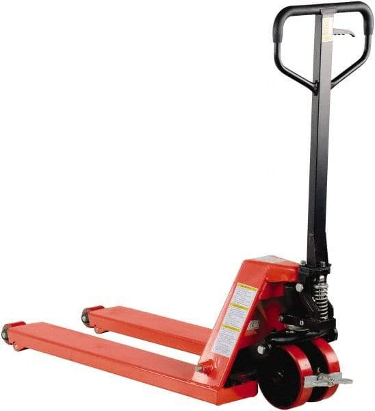Vestil - 5,000 Lb Capacity, 8" Lift Wheel Nose Pallet Truck - 3-1/2" Min Lift Height, 38" Fork Length x 20" Fork Width, 20" Overall Width - Eagle Tool & Supply