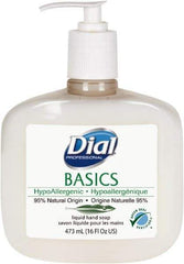 Dial - 16 oz Pump Bottle Liquid Soap - White Pearlescent, Rosemary & Mint Scent - Eagle Tool & Supply