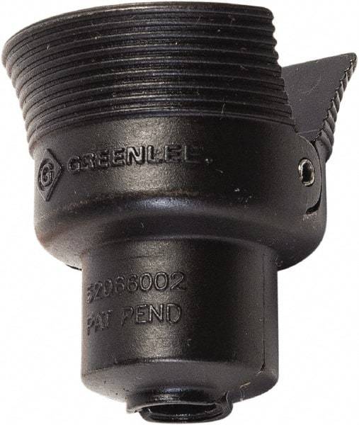 Greenlee - 1/2" Conduit Round Lock - 8" Hole Length x 1/2" Hole Width x 1/2" Hole Diam - Eagle Tool & Supply