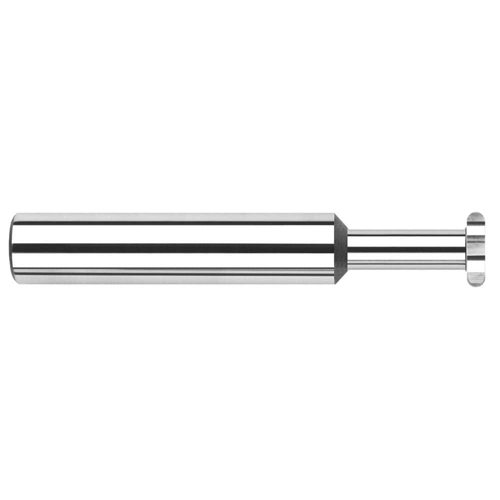 Harvey Tool - 5/16" Cut Diam, 3mm Cut Width, 5/16" Shank, Straight-Tooth Woodruff Keyseat Cutter - Exact Industrial Supply