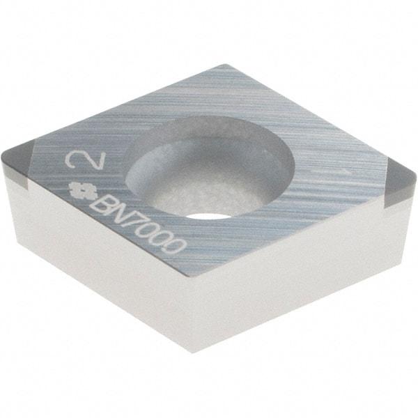 Sumitomo - 2NU-CCGA432 - Grade BN7000 PCBN Turning Insert - 80° Diamond, 1/2" Inscr Circle, 3/16" Thick, 1/32" Corner Radius - Eagle Tool & Supply