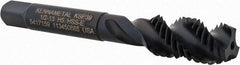 Kennametal - 1/2-13 3 Flute 2B Modified Bottoming Spiral Flute Tap - Vanadium High Speed Steel, Oxide Finish, 3-3/8" OAL, Right Hand Flute, Right Hand Thread, H5, Series GOtap\xAE - Eagle Tool & Supply
