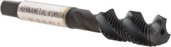 Kennametal - 1/2-20 3 Flute 3B Modified Bottoming Spiral Flute Tap - Vanadium High Speed Steel, TiN/CrC/C Finish, 3-3/8" OAL, Right Hand Flute, Right Hand Thread, H3, Series GOtap\xAE - Eagle Tool & Supply