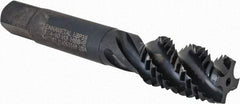 Kennametal - 3/4-10 4 Flute Modified Bottoming Spiral Flute Tap - Vanadium High Speed Steel, Oxide Finish, 4-1/4" OAL, Right Hand Flute, Right Hand Thread, H3, Series GOtap\xAE - Eagle Tool & Supply