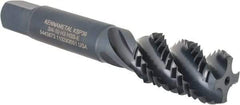 Kennametal - 3/4-10 4 Flute Bottoming Spiral Flute Tap - Vanadium High Speed Steel, Oxide Finish, 4-1/4" OAL, Right Hand Flute, Right Hand Thread, H3, Series GOtap\xAE - Eagle Tool & Supply
