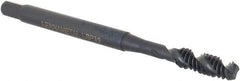 Kennametal - #6-32 2 Flute Bottoming Spiral Flute Tap - Vanadium High Speed Steel, Oxide Finish, 2" OAL, Right Hand Flute, Right Hand Thread, H5, Series GOtap\xAE - Eagle Tool & Supply