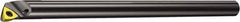 Sandvik Coromant - 0.5984" Min Bore Diam, 8" OAL, 1/2" Shank Diam, E..SWLPR/L-R Indexable Boring Bar - Screw-On Holding Method - Eagle Tool & Supply