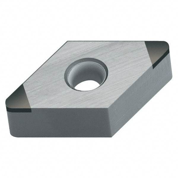 Walter - DNMA441 Grade WCB50 CBN Turning Insert - Uncoated, 55° Diamond, 1/2" Inscr Circle, 1/4" Thick, 1/64" Corner Radius - Eagle Tool & Supply