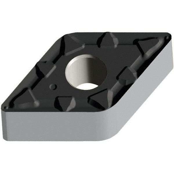 Walter - DNMG442 NF Grade WPP01 Carbide Turning Insert - TiCN/Al2O3/TiN Finish, 55° Diamond, 1/2" Inscr Circle, 1/4" Thick, 1/32" Corner Radius - Eagle Tool & Supply