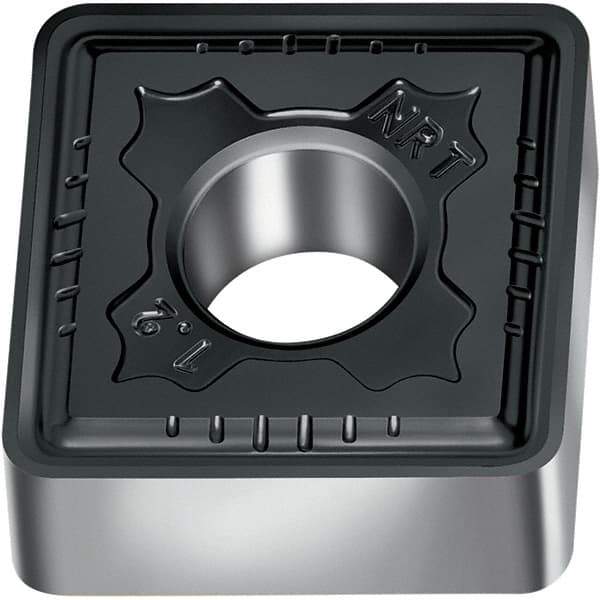 Walter - SNMG433 NRT Grade WS10 Carbide Turning Insert - Uncoated, 90° Square, 1/2" Inscr Circle, 3/16" Thick, 3/64" Corner Radius - Eagle Tool & Supply
