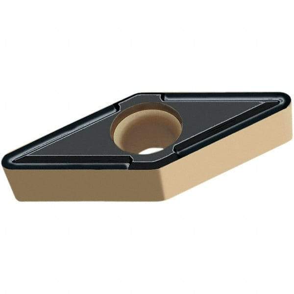 Walter - VBMT333 PS5 Grade WSM20 Carbide Turning Insert - TiAlN/Al2O3/ZrCN Finish, 35° Diamond, 3/8" Inscr Circle, 3/16" Thick, 3/64" Corner Radius - Eagle Tool & Supply