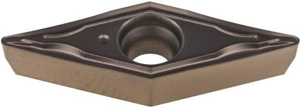 Walter - VCMT221 PF4 Grade WSM20 Carbide Turning Insert - 35° Diamond, 1/4" Inscr Circle, 1/8" Thick, 1/64" Corner Radius - Eagle Tool & Supply