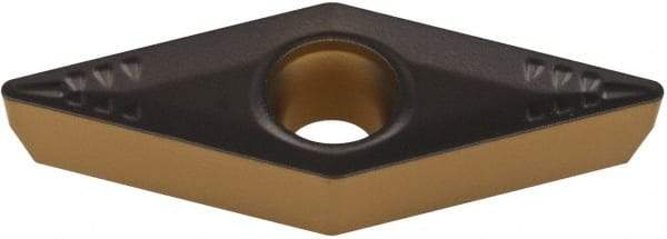 Walter - VCMT332 PM5 Grade WPP20 Carbide Turning Insert - TiCN/Al2O3/TiN Finish, 35° Diamond, 3/8" Inscr Circle, 3/16" Thick, 1/32" Corner Radius - Eagle Tool & Supply