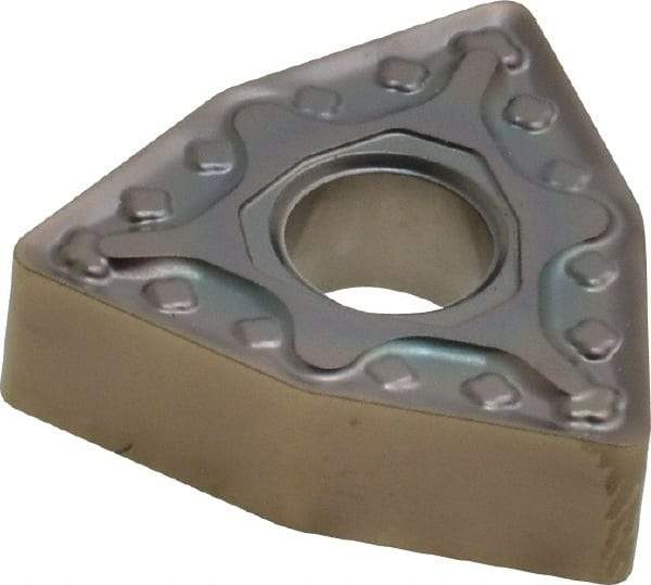 Walter - WNMG432 NM4 Grade WSM20 Carbide Turning Insert - 80° Trigon, 1/2" Inscr Circle, 3/16" Thick, 1/32" Corner Radius - Eagle Tool & Supply