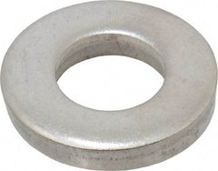 Gibraltar - 1/2" Screw, Grade 18-8 Stainless Steel Extra Thick Flat Washer - 17/32" ID x 1-1/16" OD, 3/16" Thick, Plain Finish - Eagle Tool & Supply
