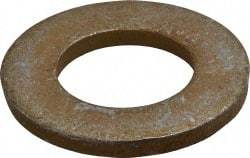Gibraltar - 1-1/4" Screw, Alloy Steel Structural Flat Washer - 1-3/8" ID x 2-1/2" OD, 1/4" Thick, Zinc Yellow Dichromate Finish - Eagle Tool & Supply