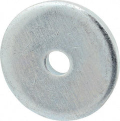 Gibraltar - 3/8" Screw, Steel Fender Flat Washer - 13/32" ID x 2" OD, 1/4" Thick, Zinc-Plated Finish - Eagle Tool & Supply